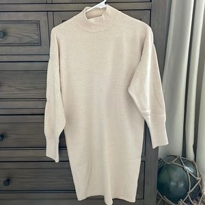 Abercrombie high neck long sleeve sweater dress